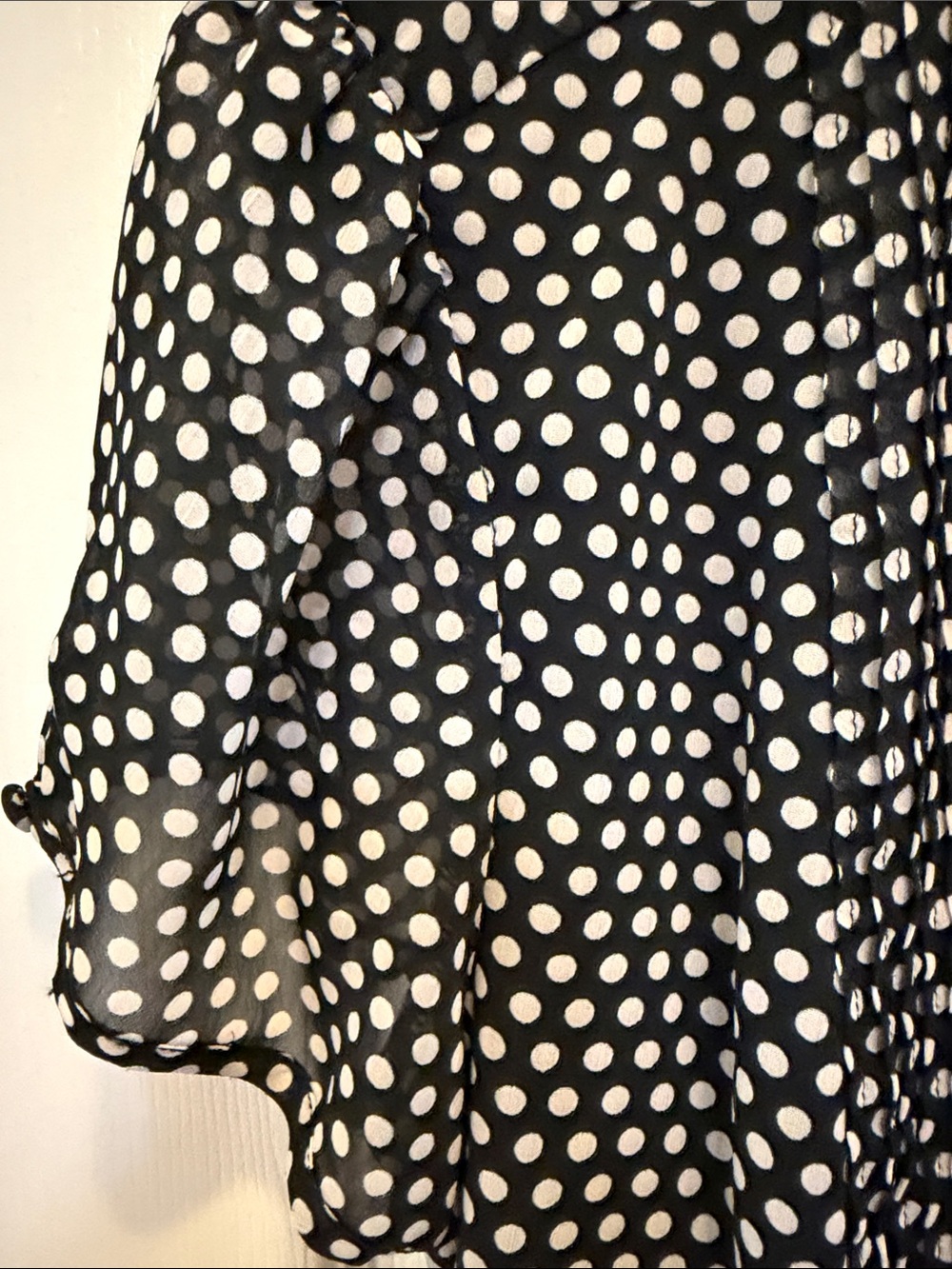 Liverpool Black & White Polka Dot Wrap Midi Dress - Picture 5 of 6